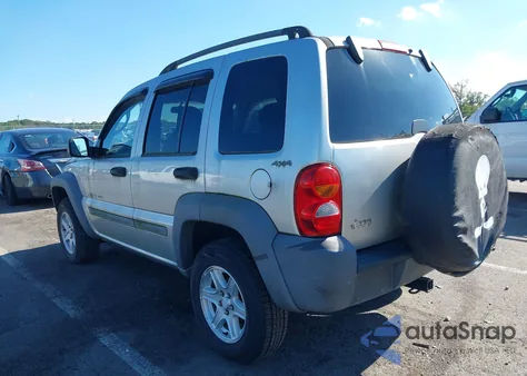 2002 Jeep Liberty Sport из США, поврежденный, VIN 1J8GL48K82W132631